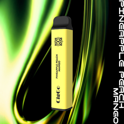 6.5ML 2000 Puffs Disposabel Pod Device 950Mah Pineapple Peach Mango