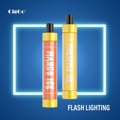 1.8 Ohm 3.0ML Disposable Vape Pen 800 Puffs Over 10 Colors Ciggo Flash