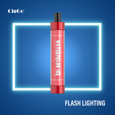 1.8 Ohm 3.0ML Disposable Vape Pen 800 Puffs Over 10 Colors Ciggo Flash