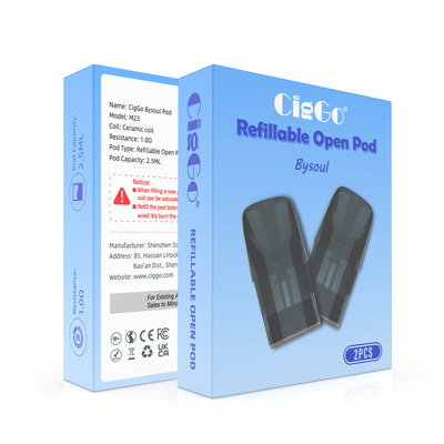 2.5ml Mini Disposable Vape Pod Electronic E Cigarette Vape Cartridges