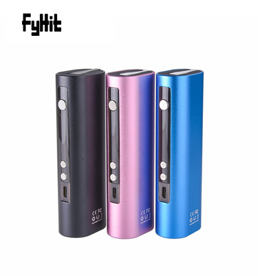 OLED Screen 2600MAH Dry Herb Vaporizer Smoking Device Aluminium Alloy