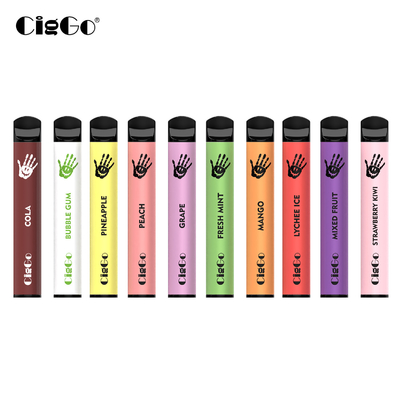 600 Puffs 2ml Disposable Vape Pen TPD Standard Healthy E Cigaratte