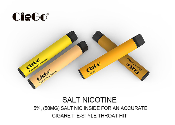 950mAh 2000 Puffs Disposable Vape Pod Kit Stainless Steel Material